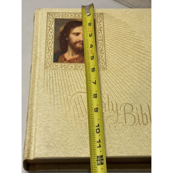 Holy Bible Fireside Bible Publishers Red Letter Edition King James Version VTG - Picture 10 of 16